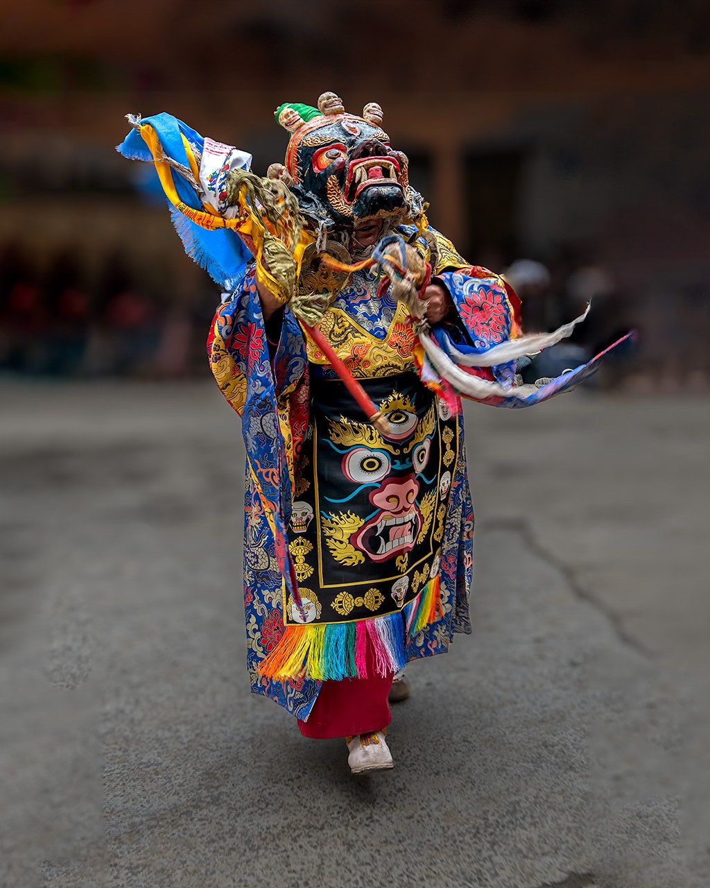 Cham Dance, Karsha Gompa, Zanskar, India — fine art photography print by Achyudhan Mani
