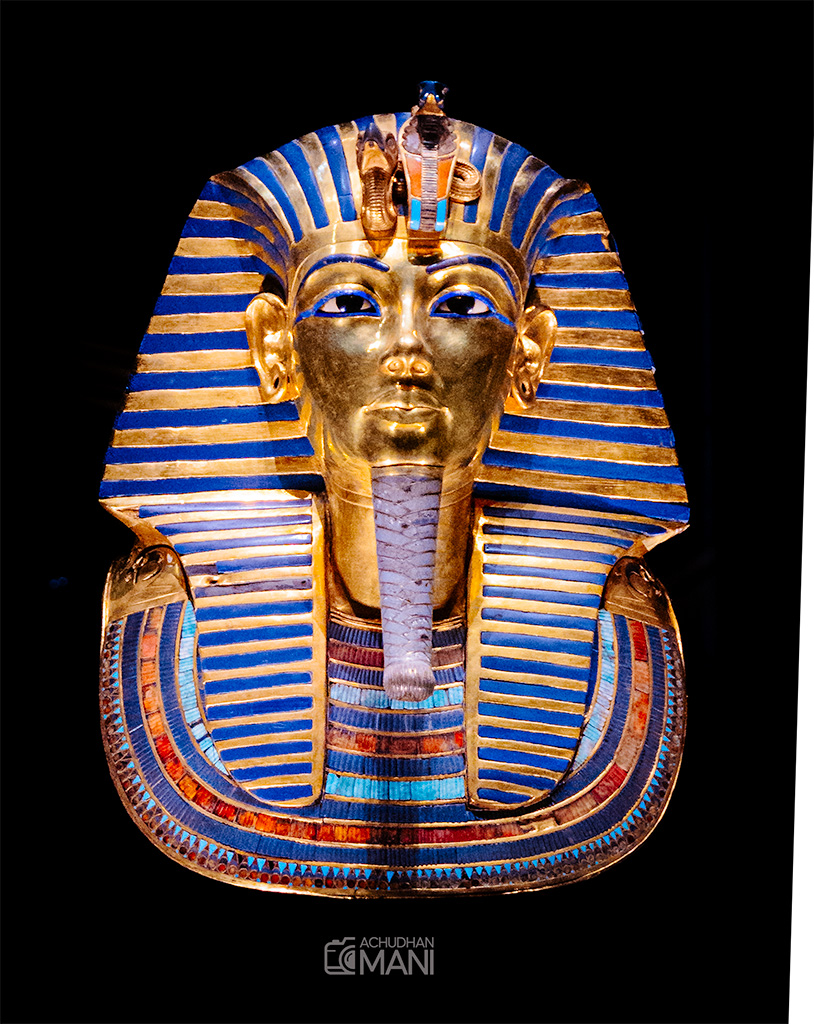 Golden Mask of Tunttankhamun — fine art photography print by Achyudhan Mani