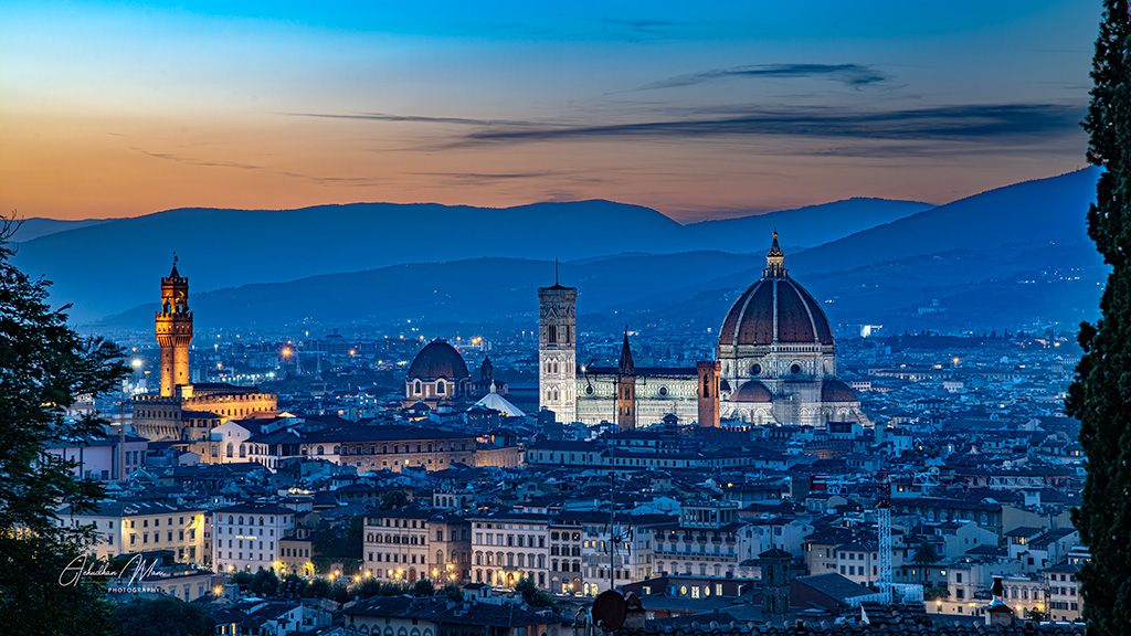 Santa Maria, Florence, Italy — Florence Italy landscape photography fine art print by Achyudhan Mani