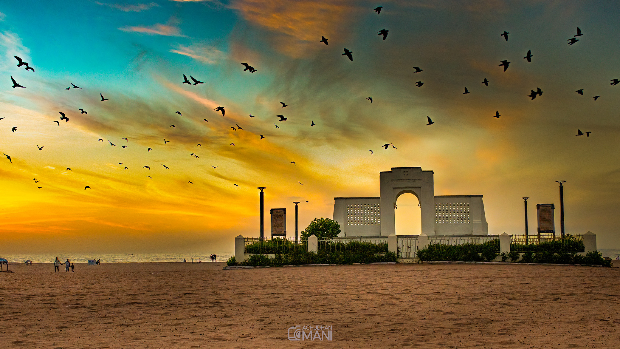 Besant Nagar beach, Chennai, India — fine art photography print by Achyudhan Mani