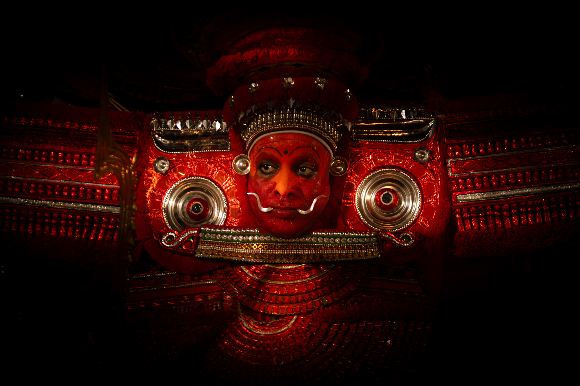Bhagavathy Amman Theyyam, Kerala, India — Kerala cultural photography fine art print by Achyudhan Mani