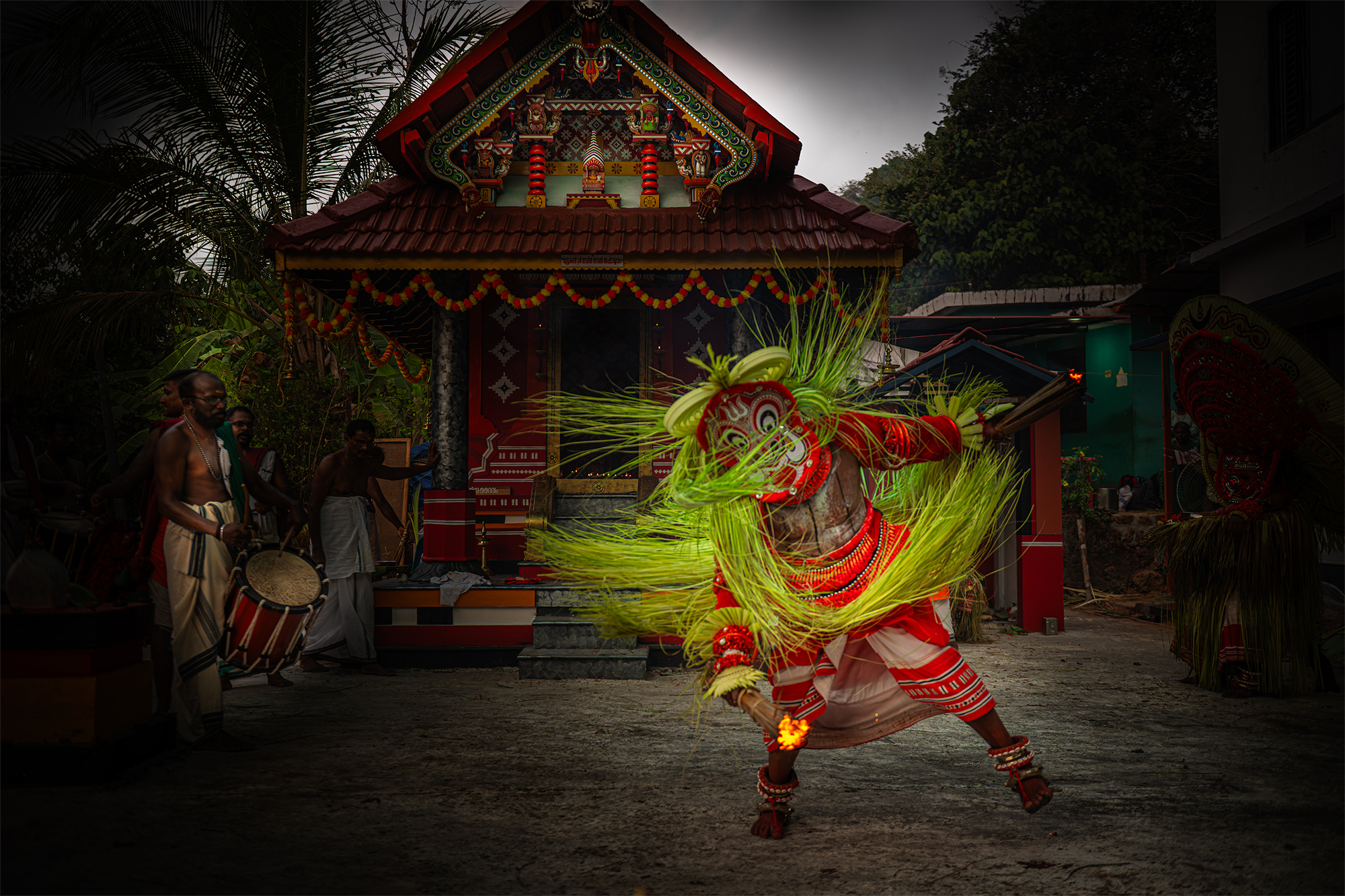 Gulikan Theyyam, Kerala, India — Kerala cultural photography fine art print by Achyudhan Mani