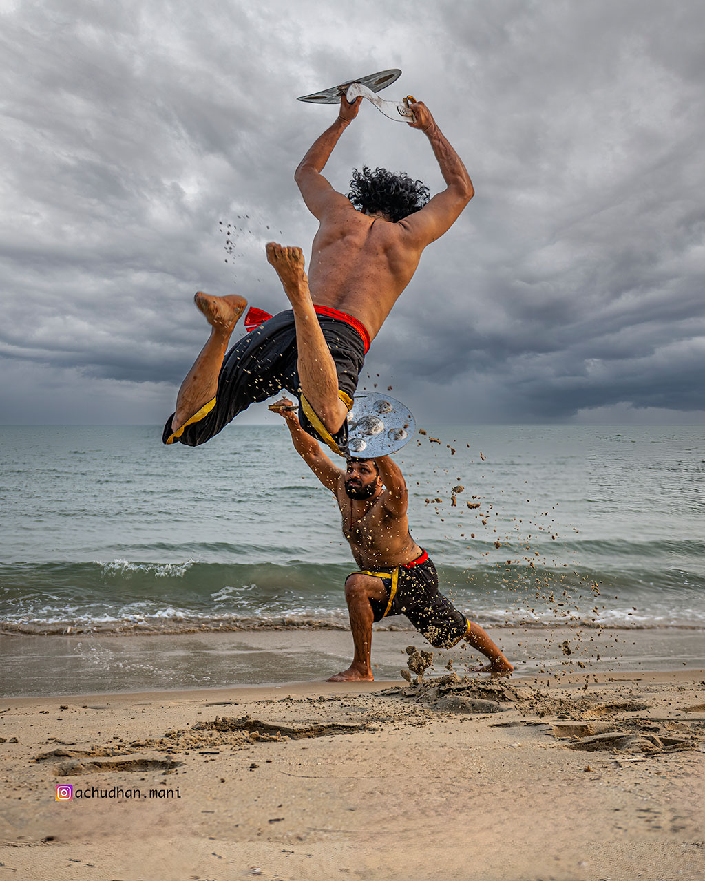 Kalaripayattu, Kerala India — Kerala cultural photography fine art print by Achyudhan Mani