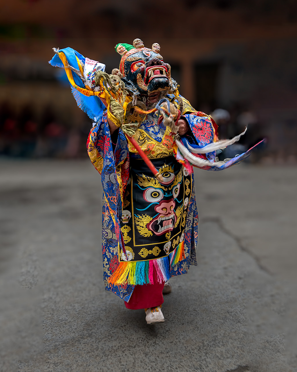 Cham Dance, Karsha Gompa, Zanskar, India — fine art photography print by Achyudhan Mani