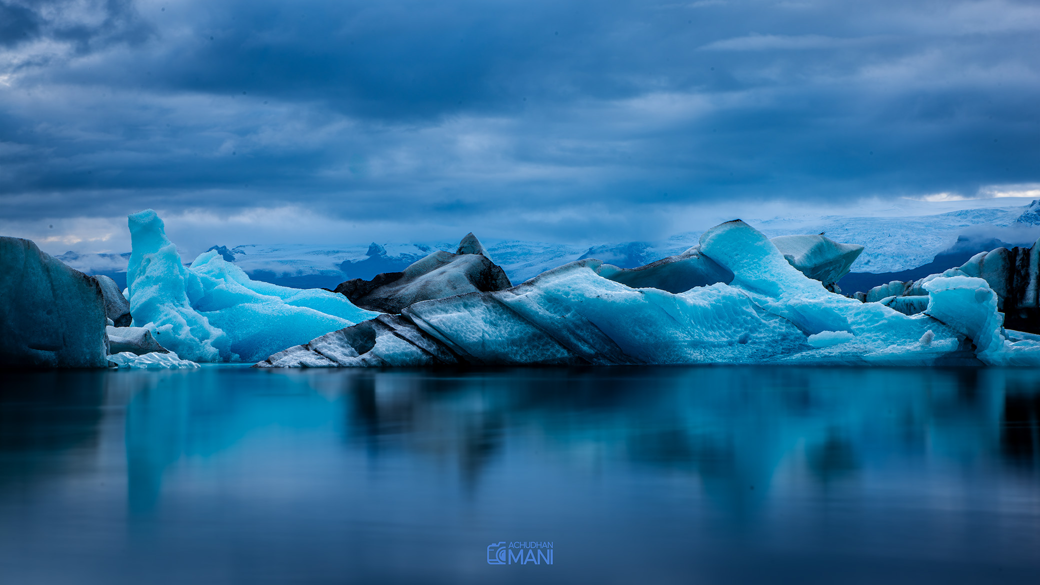 Glacier Lagoon, Jökulsárlón, Iceland — fine art photography print by Achyudhan Mani